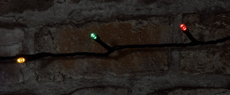 Lyyt LED Multi coloured String Lights at night 