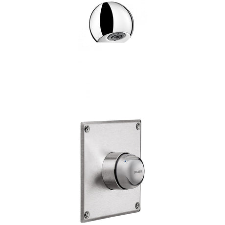 delabie time flow shower kit chrome