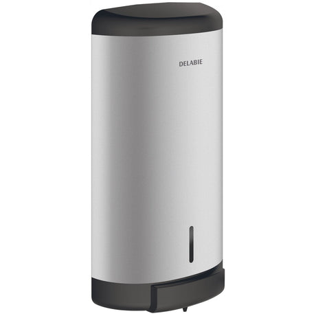 grey wall mounted soap dispenser 