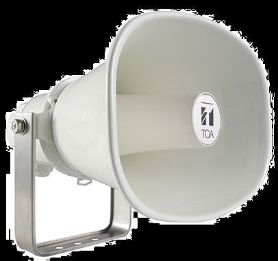 White TOA Speakers