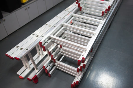 Variety of step ladder in tools shops