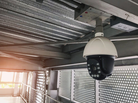 PTZ Security camera in buildings 