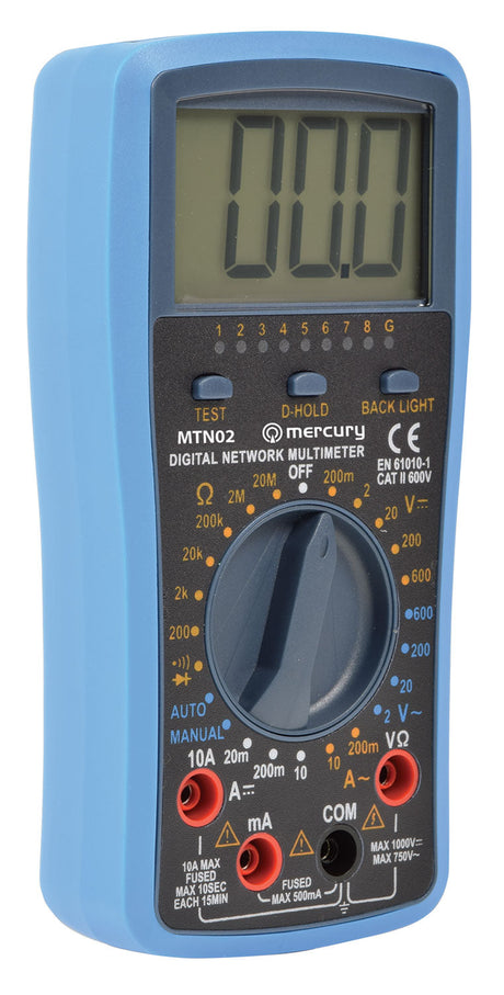 Black and blue Mercury Multimeter