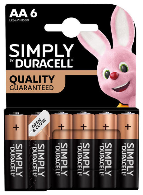 Duracell AA Batteries 6 pack 