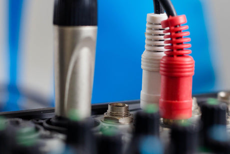 Close-up of cable and machine part