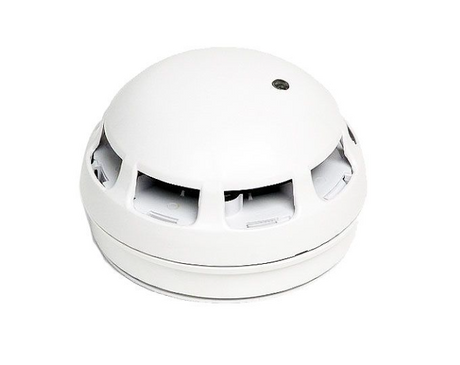 White Fike Fire & Smoke Detector
