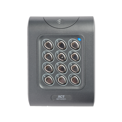 grey keypad door lock 