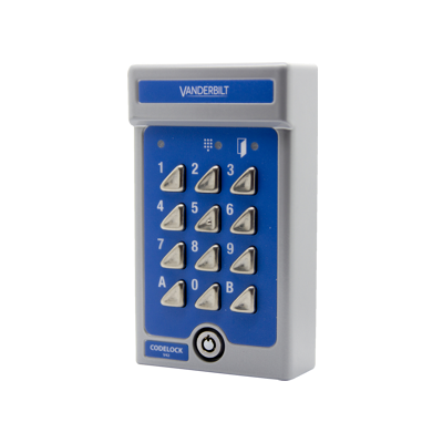 Blue Vanderbilt IP54 outdoor Keypad