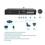 TP-Link VIGI NVR1008H-8MP – 8 Channel PoE+ Network Video Recorder | 4K HDMI, H.265+, ONVIF | SKU: VIGI NVR1008H-8MP