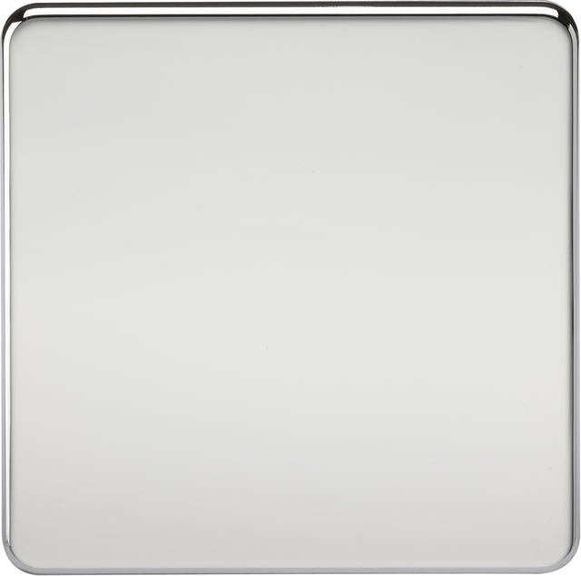 1G Blanking Plate - Polished Chrome