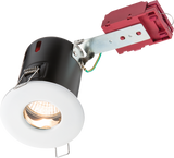 230V IP65 GU10 IC Fire-Rated Shower Downlight - White