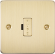 13A Fused Spur Unit - Brushed Brass