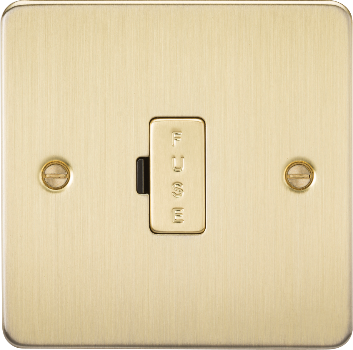 13A Fused Spur Unit - Brushed Brass