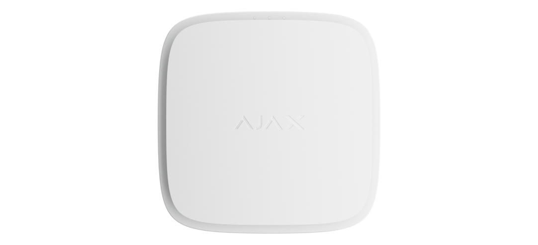 Ajax 107291.172.WH1 FireProtect 2 AC (CO) Jeweller Wireless Mains-Powered Fire Detector with CO Sensor