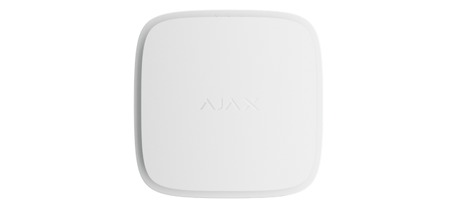 Ajax 107291.172.WH1 FireProtect 2 AC (CO) Jeweller Wireless Mains-Powered Fire Detector with CO Sensor
