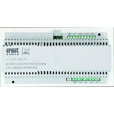 Urmet 1083/75 entry panel interface