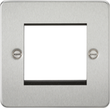 ML Accessories 2G Modular Faceplate - Brushed Chrome