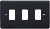 3G Grid Faceplate - Part M Compliant, Anthracite