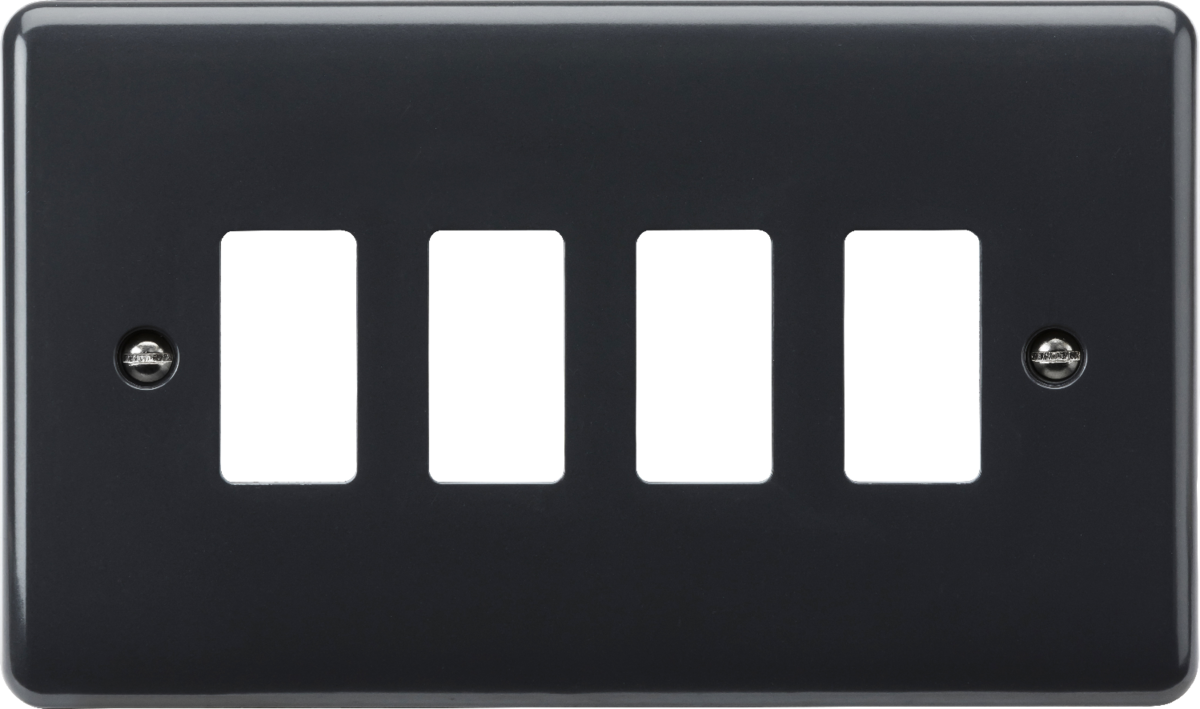 4G Grid Faceplate [Part M Compliant] - Anthracite