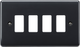 4G Grid Faceplate [Part M Compliant] - Anthracite