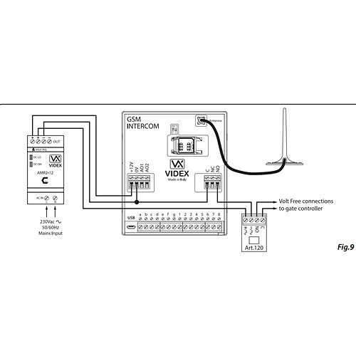 Videx 120//A relay opto-isolator PCB