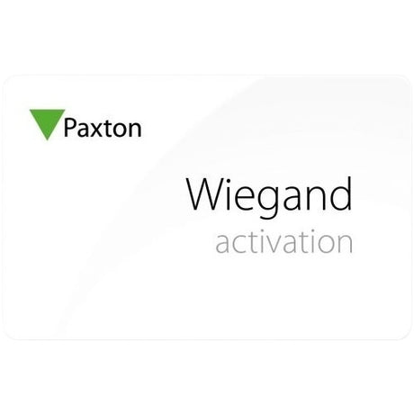 Paxton Access 125-201 wiegand activation card