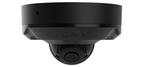 Ajax 126268.214.BL1 DomeCam Mini HL Wired Security IP Camera