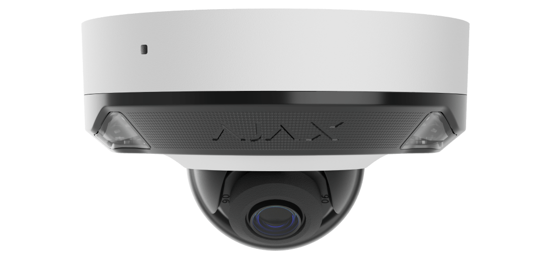 Ajax 126271.214.WH1 AI-Powered Dome IP Camera