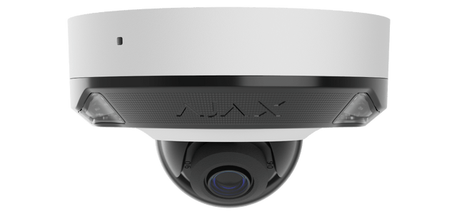 Ajax 126275.214.WH1 DomeCam Mini HL Wired Security IP Camera