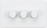 3G 2-Way Intelligent Dimmer - Matt White, 10-200W (5-150W LED)
