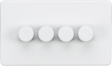 4G 2-Way Intelligent Dimmer 10-200W LED - Matt White