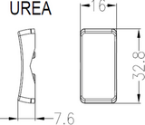 Switch Cover 'Marked MICROWAVE' - White
