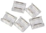 LYYT: 156.655UK, Solderless 10mm COB LED Strip Connectors, Pack of 5, IP20