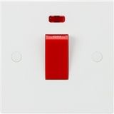 45A DP Switch with Neon - Red Rocker