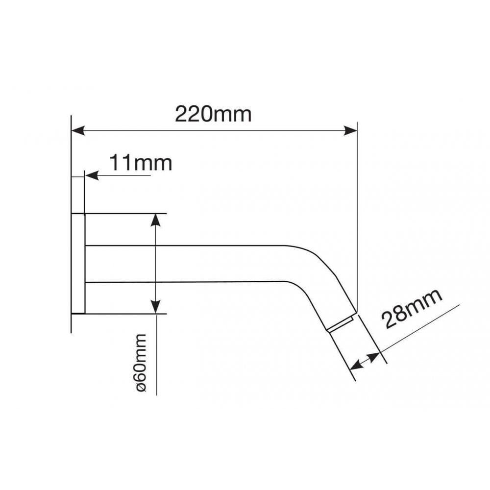 Prestige Wall Mounted Sensor Tap