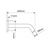 Prestige Wall Mounted Sensor Tap