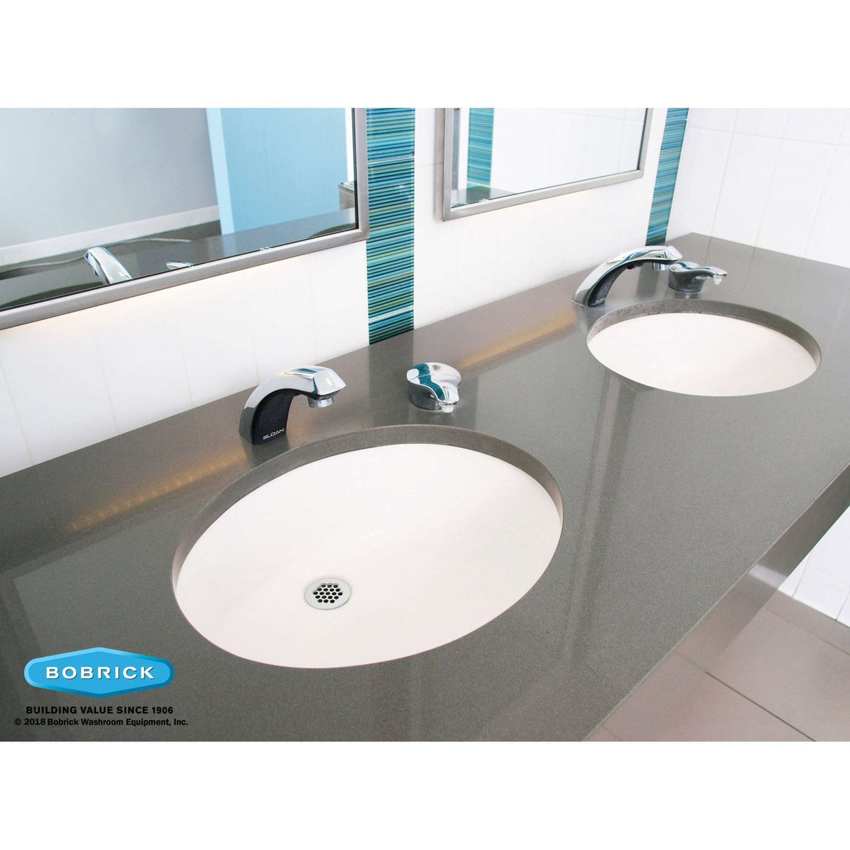 B-824 SureFlo® 1000ml Touchless Counter-Mounted Liquid Soap Dispenser