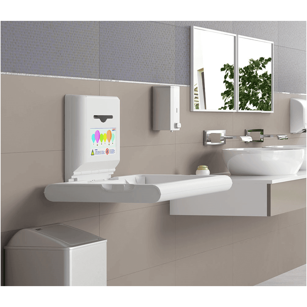 BabyMedi® Horizontal Baby Changing Station - Polypropylene / Stainless Steel