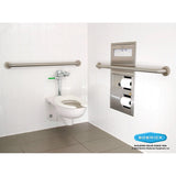 B-6806 Stainless Steel Grab Bar with 38mm Bar Diameter (Various Lengths)