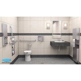 B-6806 Stainless Steel Grab Bar with 38mm Bar Diameter (Various Lengths)