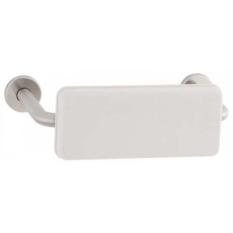 B-5892 Grab Rail with Padded Backrest - White