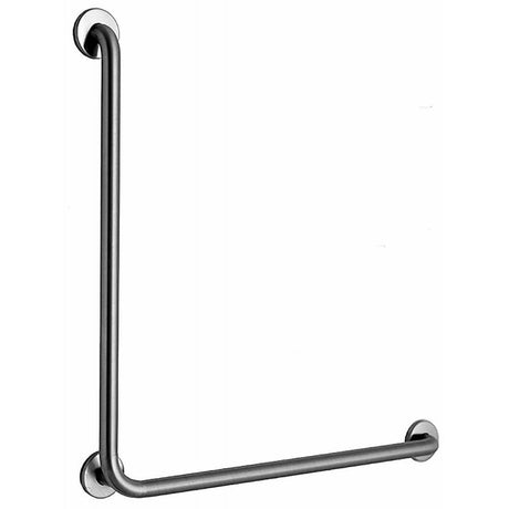 B-5898 760mm L-Shaped Bathroom 32mm Diameter Grab Rail