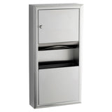 B-3699 Paper Towel Dispenser and 7.6L Bin Combination Unit