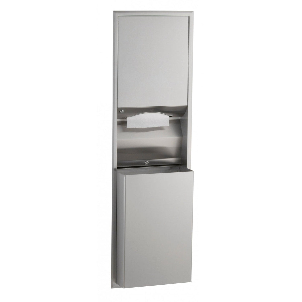 B-3944 Recessed Paper Towel Dispenser and 45.5L Bin Combination Unit
