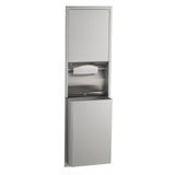 B-3944 Recessed Paper Towel Dispenser and 45.5L Bin Combination Unit