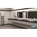 B-3944 Recessed Paper Towel Dispenser and 45.5L Bin Combination Unit