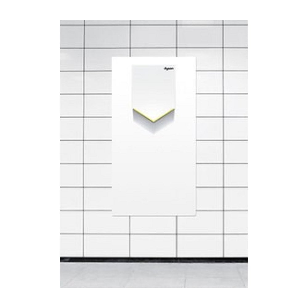 Hand Dryer Wall Guard for Use with Dyson Airblade V HU02W - White