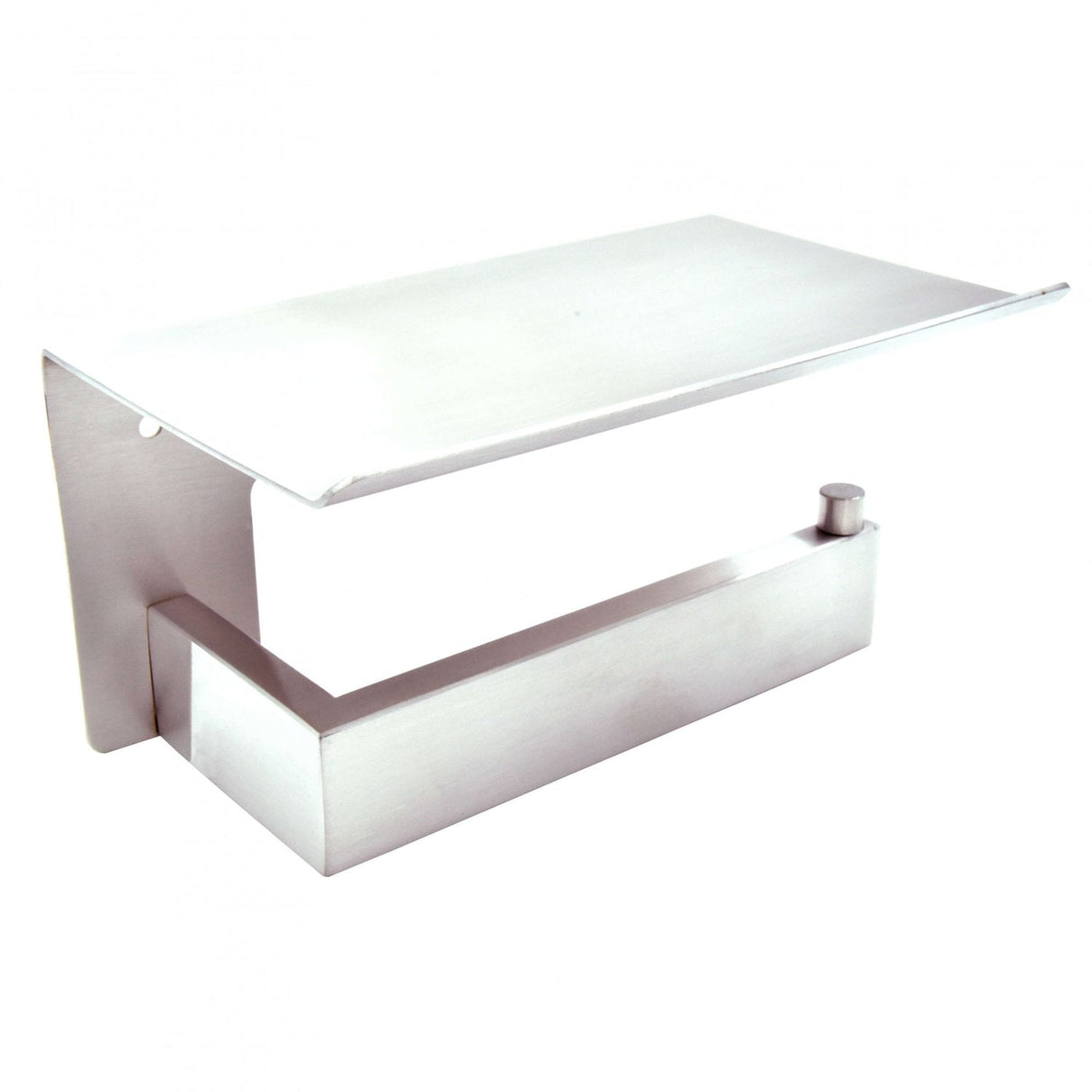 Toilet Paper Roll Holder with Shelf