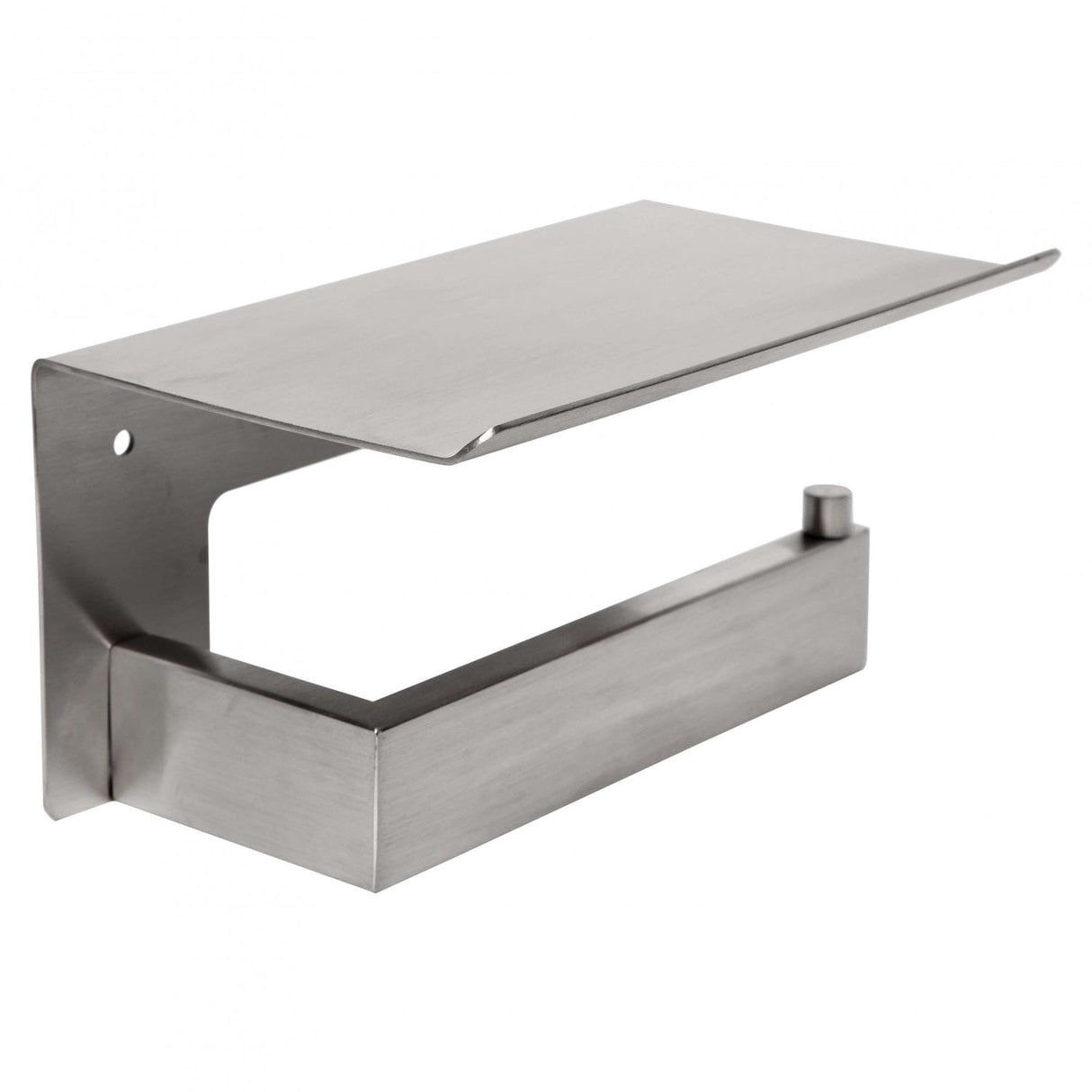 Toilet Paper Roll Holder with Shelf