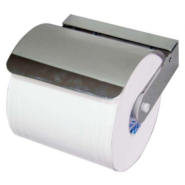 Chrome Plated Brass Toilet Roll Holder with Cover